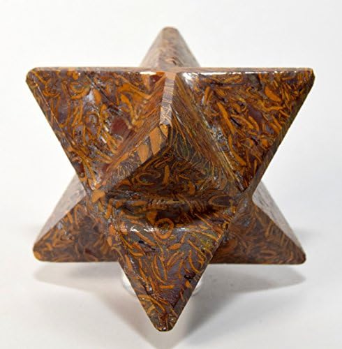 HC Set 25 Inch Mariyam Holly Stone Merkaba Star 8 Point Clear Quartz Pebble