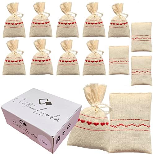 Croatian Lavender Sachets 12 Pack for Closets and Drawers