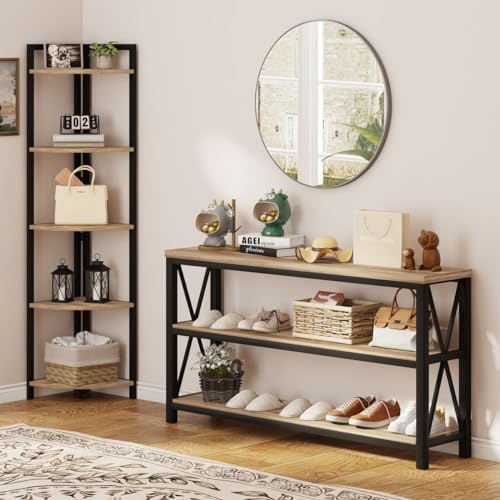 FATORRI Tall Corner Shelf with 5 Tiers