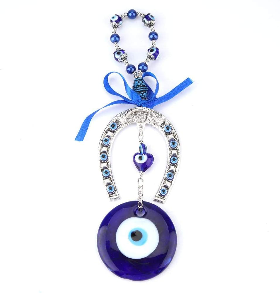 Turkish Blue Evil Eye Beads Amulet Pendant Home Decor