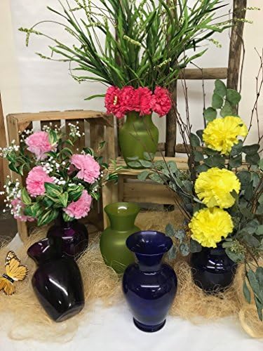 Floral Supply Online Spring Garden Vase with Booklet - Cobalt Blue