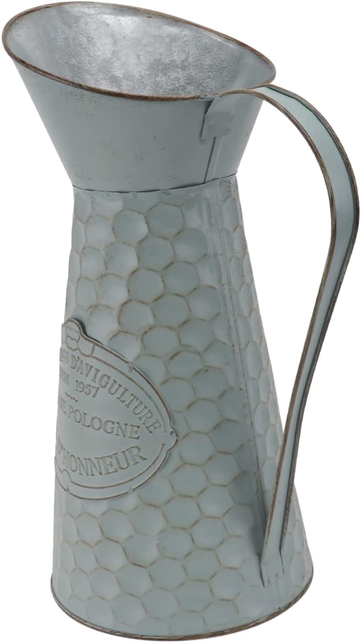 Antique Iron Flower Container Decorative Vase