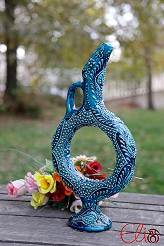 Ocean Blue Beta Hittite Ceramic Vase