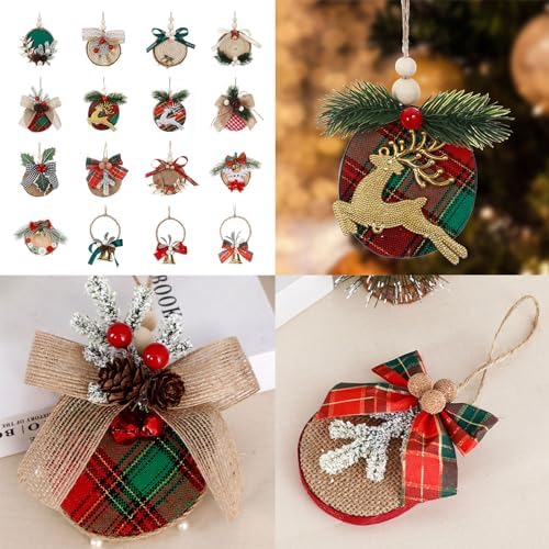 Christmas Wreath Door Hanger for Front Door Decoration