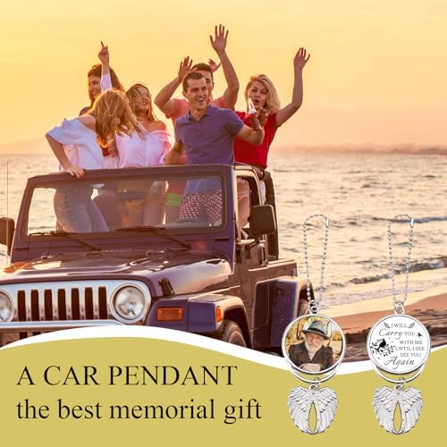 Personalized Car Hanging Ornament with Photo and Text