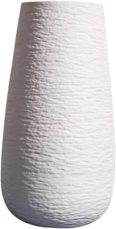 STOBAZA 1pc White Ceramic Vase Modern Plant Pot
