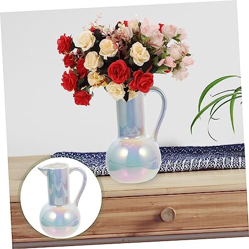 Cute Ceramic Pitcher Vase for Home Decor