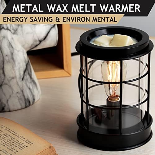 Electric Wax Melt Warmer with Vintage Light Bulbs