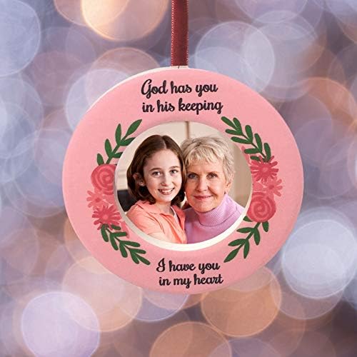 Memorial Christmas Ornament with Photo Holder