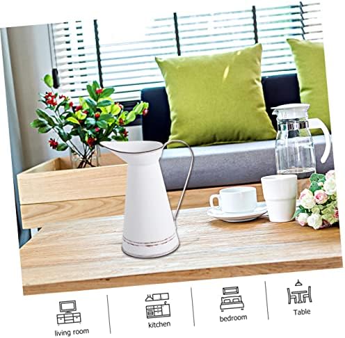 Vintage Metal Flower Pot Set for Home Office Wedding Decor