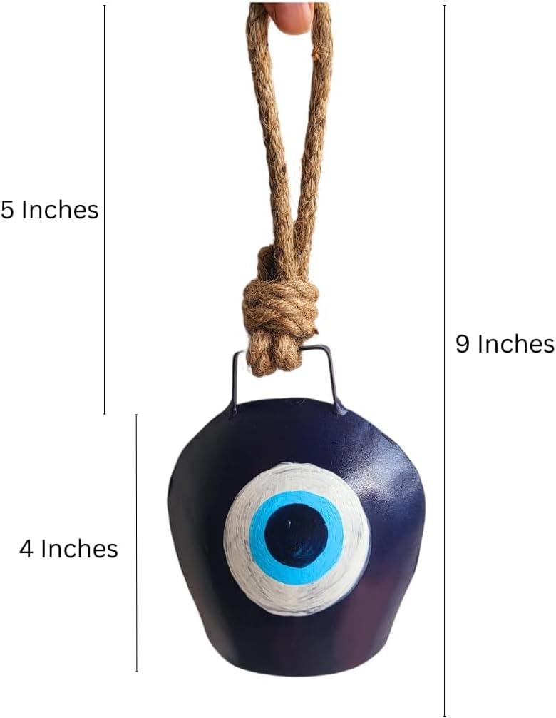 Evil Eye Bell Hanging for Home Protection and Decor