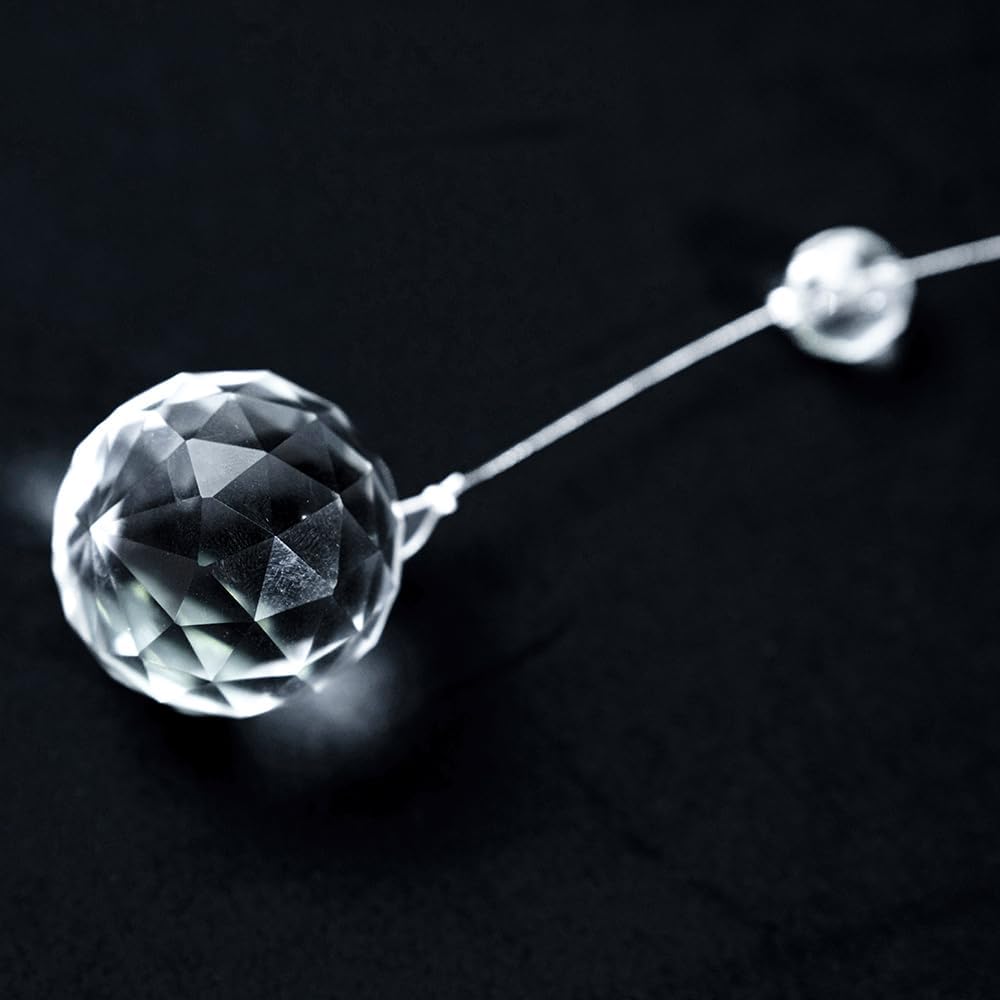 Crystal Beaded Strands with Clear Glass Beads for Wedding and Home Decor