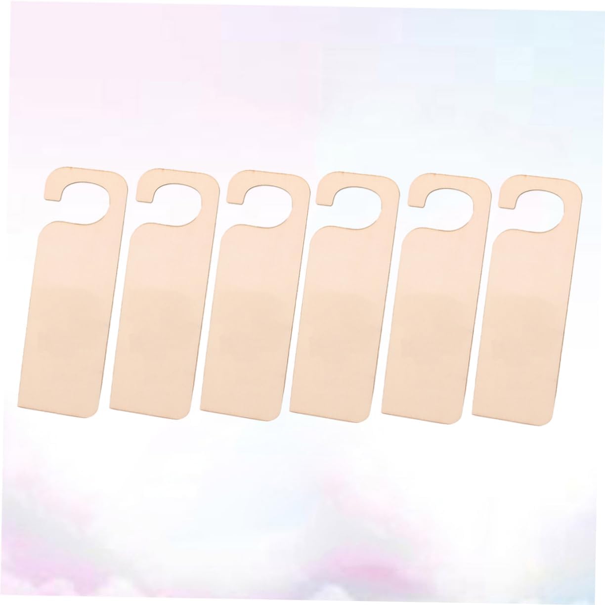 Ciieeo 6pcs Wooden Door Hanging Decorations