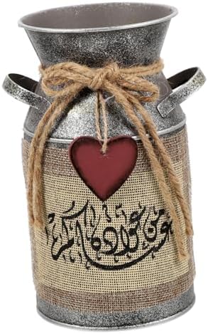 Retro Metal Flower Pot Vintage Decor for Farmhouse Style