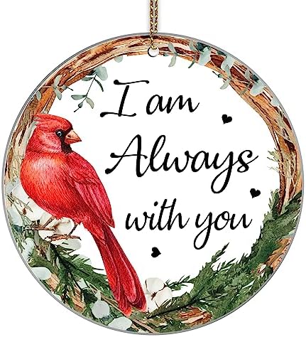 HYTURTLE Memorial Cardinal Christmas Ornament - Sympathy Gift for Loss of Loved Ones
