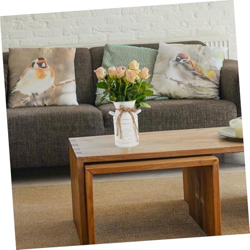 Vintage Milk Jug Flower Vase for Home Decor