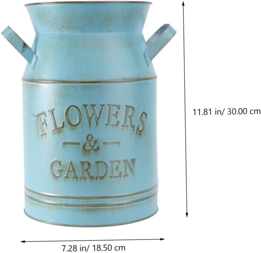 Metal Crafted Flower Vase for Bouquets and Decor