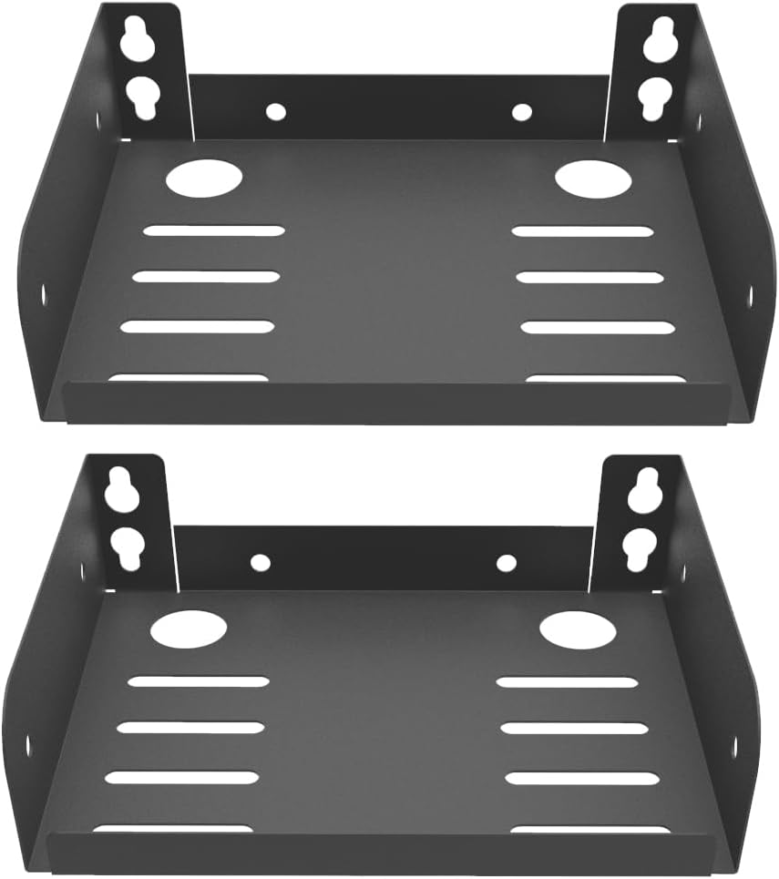 Jingchengmei 2 Pcs Metal Mini Wall Floating Shelf for Small Accessories