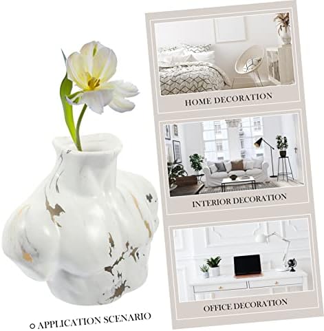Ceramic Marble Flower Vase for Modern Home Decor