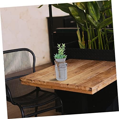 StobaZA Decorative Iron Flower Bucket for Home and Garden