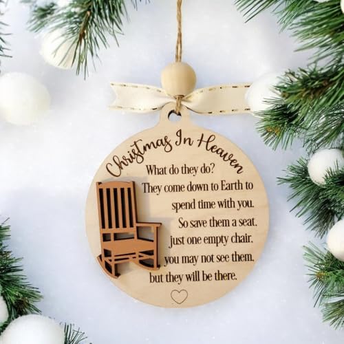 Christmas in Heaven Ornament - Save a Seat
