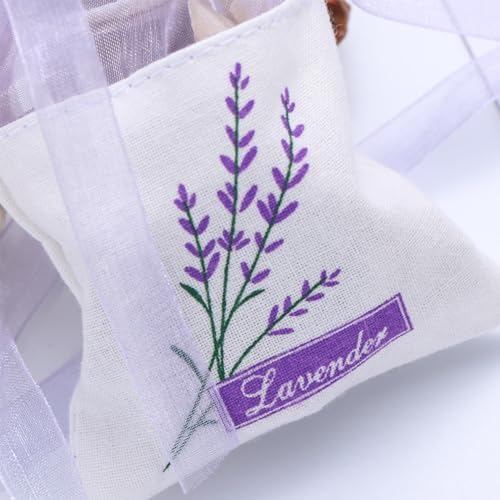 75 Pcs Lavender Scent Drawstring Jewelry Bags