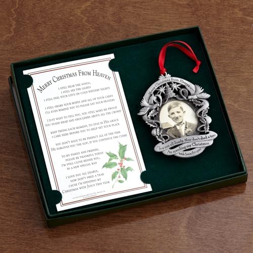 Personalized Christmas Ornament - Memorial Keepsake 2024 Pewter