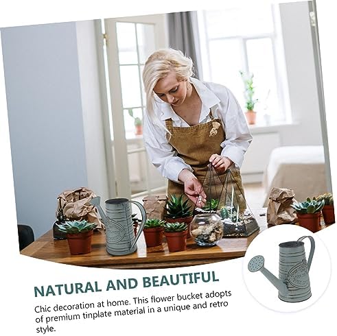 Vintage Style Iron Flower Vase for Dried Flowers