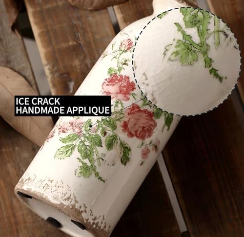 Ceramic Rustic Farmhouse Vase 6 Inches