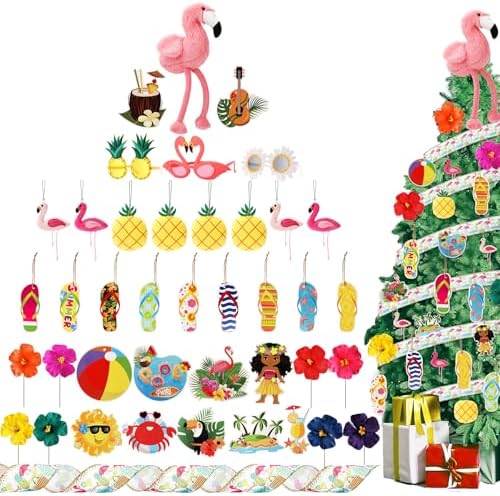 Halfchet 43 Pcs Summer Tree Decorations Set