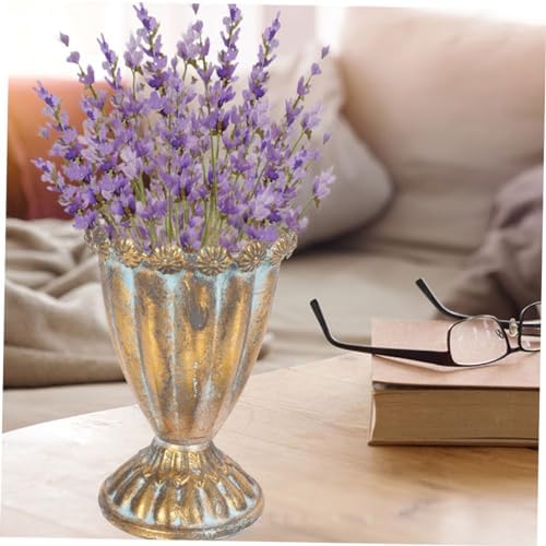 STOBAZA Large Trophy Vase Decorative Iron Flower Pot