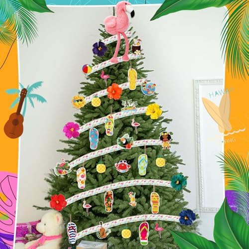 Halfchet 43 Pcs Summer Tree Decorations Set