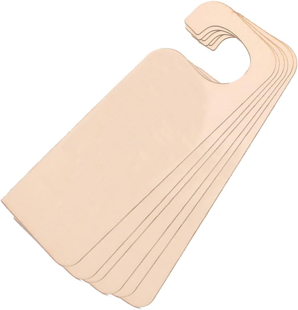 Ciieeo 6pcs Wooden Door Hanging Decorations
