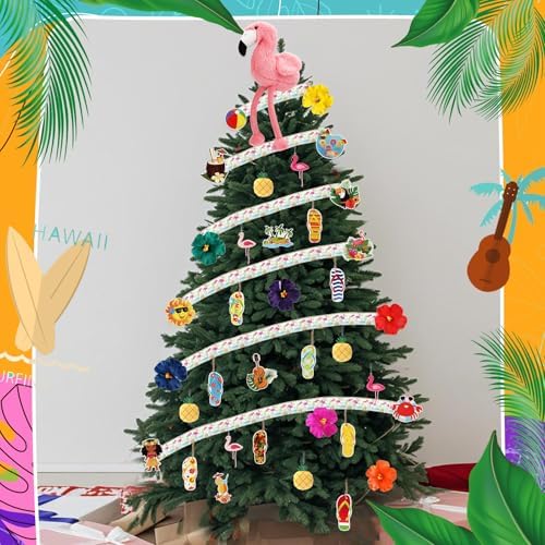 Halfchet 43 Pcs Summer Tree Decorations Set