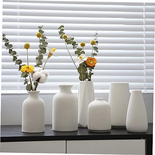 STOBAZA Mini Ceramic Vase for Dried Flowers Home Decor