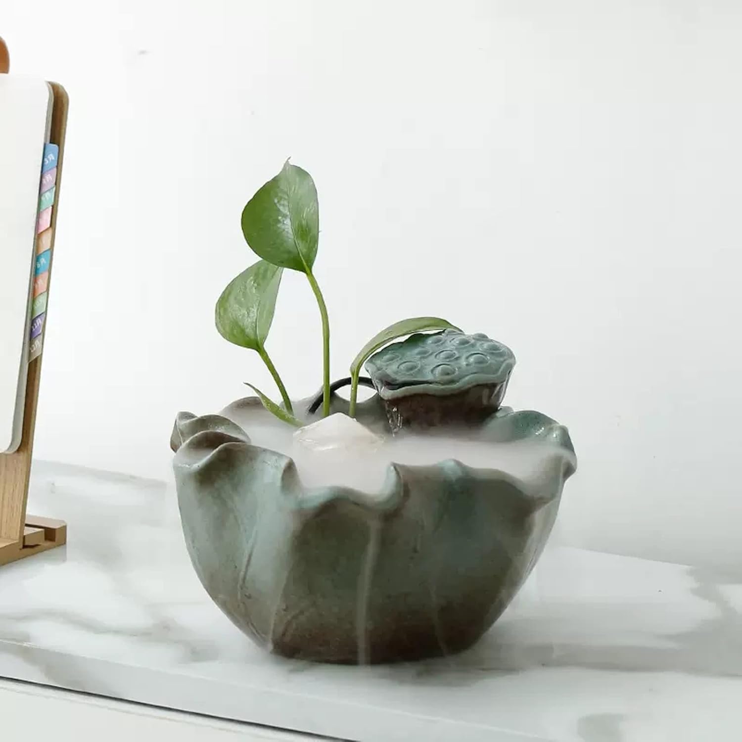 Elegant Desktop Water Fountain with Water Mist