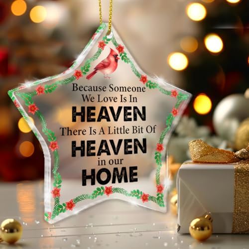 Memorial Cardinal Ornament for Loss of Loved One