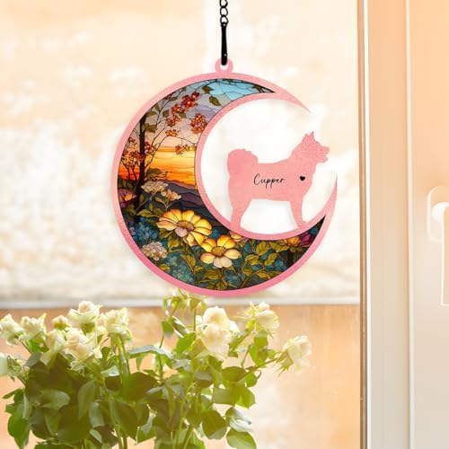 Custom Dog Memorial Suncatcher with Name
