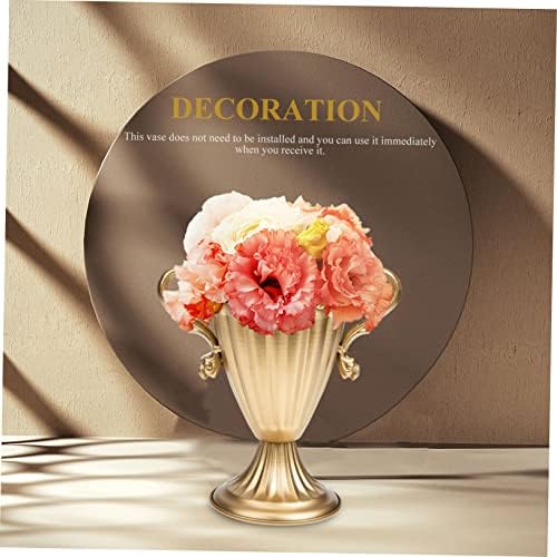 Vintage Iron Flower Pot Retro Vase for Home Decor