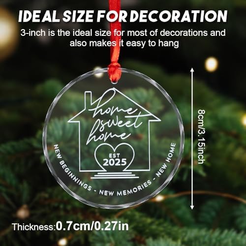 2025 New Home Acrylic Ornament Gift