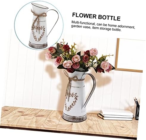 Angoily Rustic Galvanized Milk Can Vase