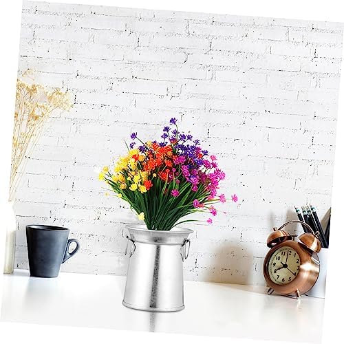 3pcs Rustic Flower Planter Iron Art Vase for Garden Decor
