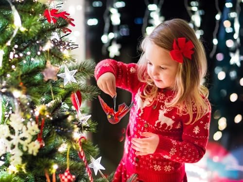 Flying Cardinal Memorial Ornament Red Bird Window Suncatcher with 2025 Hangtag and Suction Cup