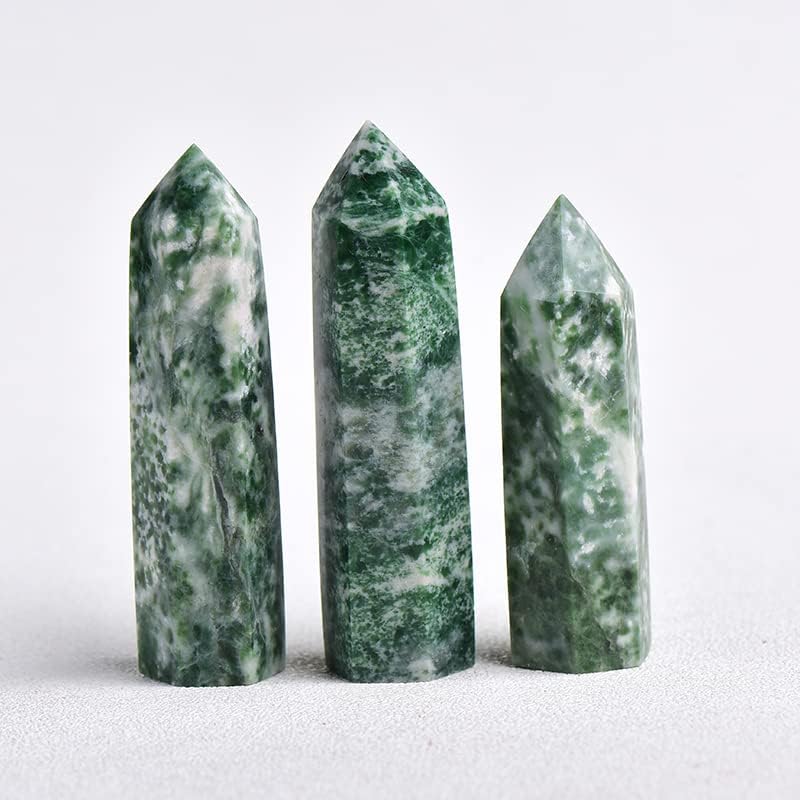 Primary Stones and Minerals 1PC Natural Crystal Hexagon Bar Decor Ornament