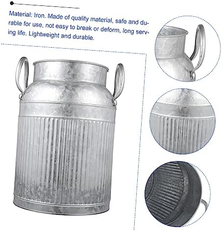 Vintage Farmhouse Flower Vase Decorative Home Office Decor