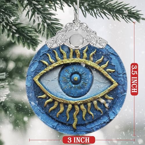 Jocidea Christmas Decorations with Evil Eye Design