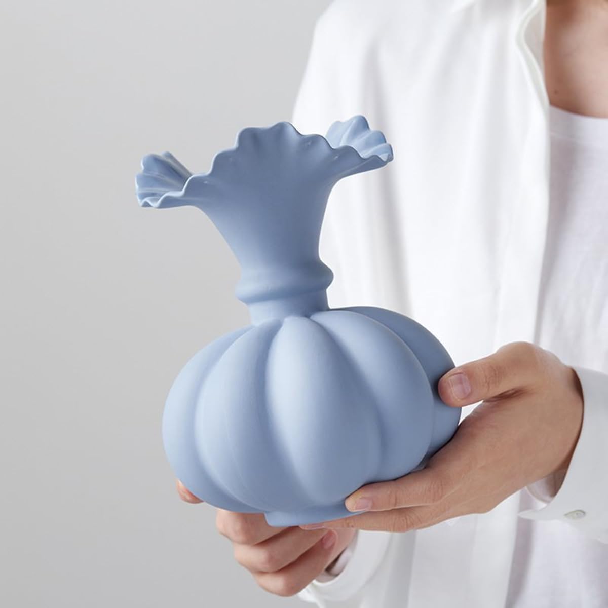 Ceramic Pumpkin Vase for Home Decor