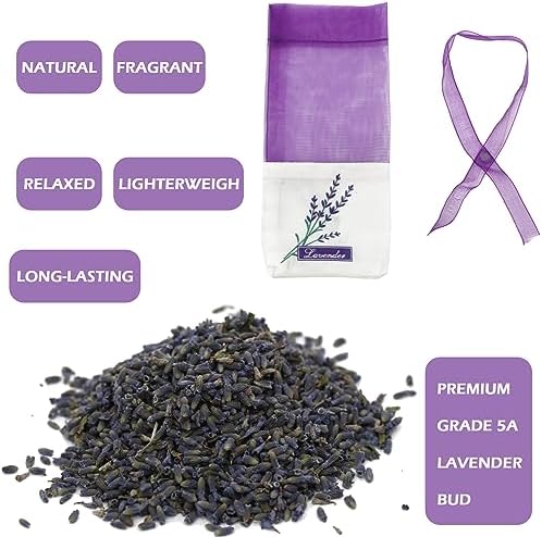 Haswer Lavender Sachets Pack of 10 for Home and Car