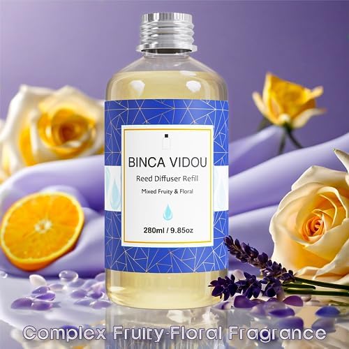 Binca Vidou Reed Diffuser Oil Refill 280ml with 12 Sticks