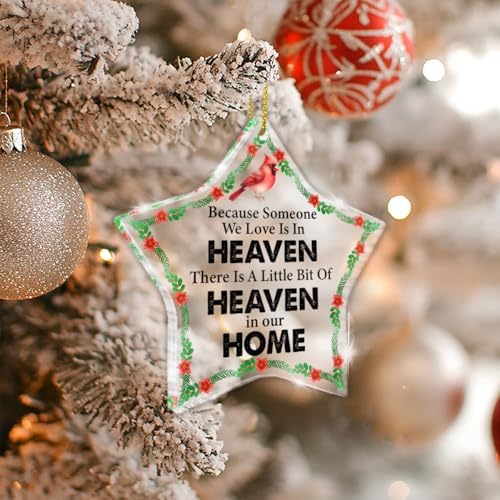 Memorial Cardinal Ornament for Loss of Loved One